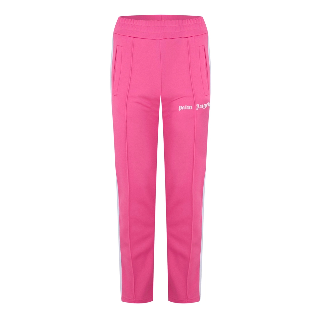 Palm Angels Classic Logo Track Pants - Fuchsia/White